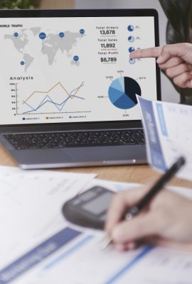 Businesspeople meeting plan analysis graph company finance strategy statistics success concept and planning for future in office room.